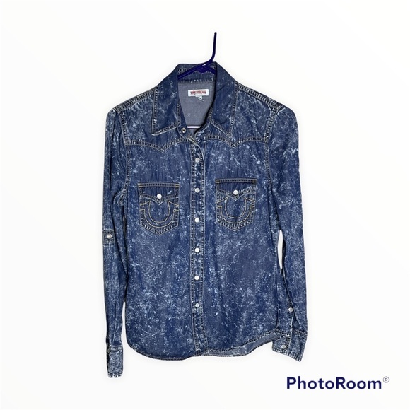 True Religion acid wash top size XS - Picture 1 of 6